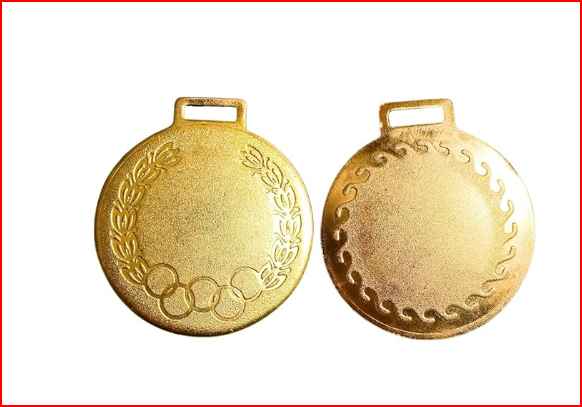 3 Inch Olympic Designed Medal (Gold, Silver, Brown) With Ribbon