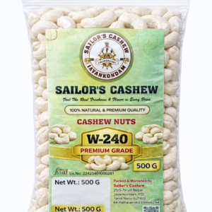 Sailor’s W-240 Premium Cashew Nuts 500 g